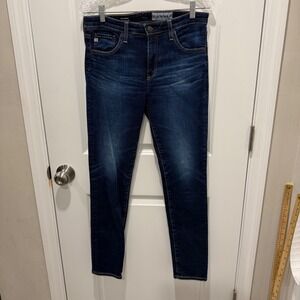 AG Women The‎ Prima Mid-Rise Cigarette Jeans Dark Indigo 29R